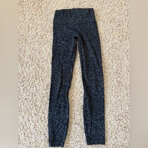 Lululemon Athletica Charcoal Leopard Leggings